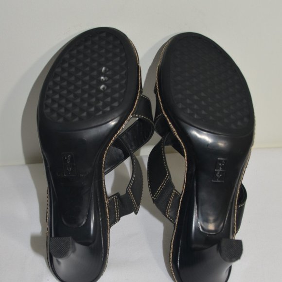 Aerosoles Charlotte Black Strap Summer Heels - Picture 8 of 10